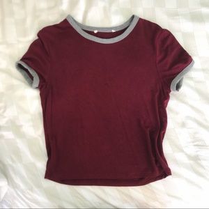 Wine-colored Top